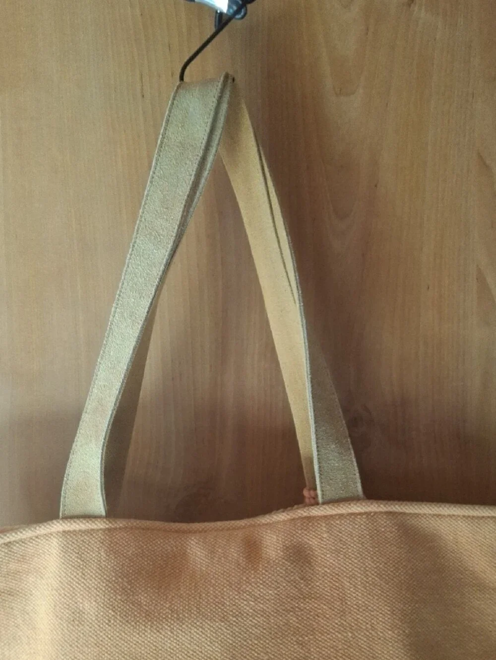 Peach Aztec Pattern Handwoven Tote Bag - Unbranded